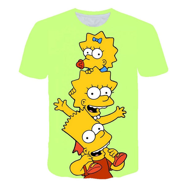 2020 Summer Men's T-shirt 3D Printed Simpson Tshirt Casual Tops Fashion Men t shirt Funny Streetwear Hip-hop Short Sleeve