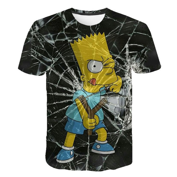 2020 Summer Men's T-shirt 3D Printed Simpson Tshirt Casual Tops Fashion Men t shirt Funny Streetwear Hip-hop Short Sleeve