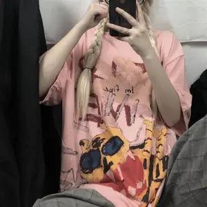 Japan Gray Tshirt Streetwear Loose Summer T Shirt Women Harajuku Punk Short Sleeves T-shirts Tops Tee Hip Hop Loose Tshirt Girls