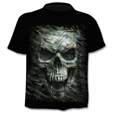 2020 New Fake Jacket Print T-Shirt Skull 3d T-Shirt Summer Trendy Short Sleeve T-Shirt Top Men/Female Short Sleeve Top