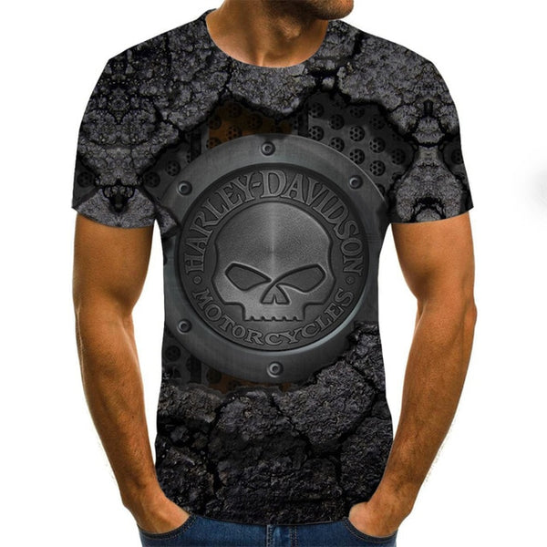 2020 Summer T shirt Men Streetwear O Neck Short Sleeve Tees Tops  Punk Style  Male Clothes Casual  3D Print Tshirt