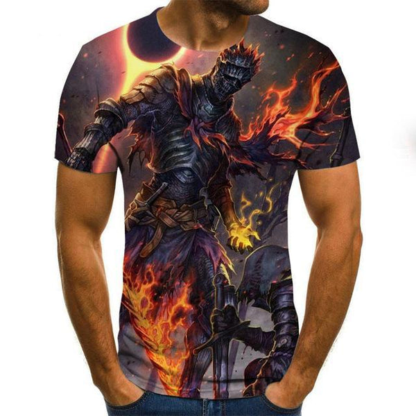 Men clothes 2020 New Mens Summer Skull Print Men Short Sleeve T-shirt 3D print t Shirt Casual Breathable funny t shirts