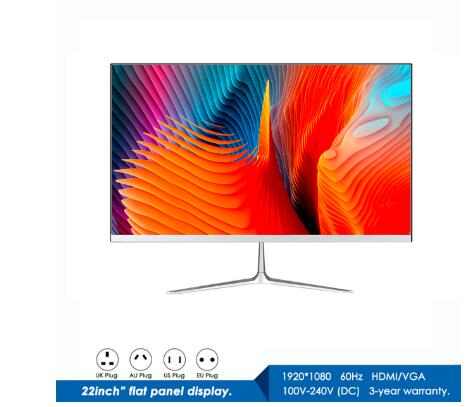 24 inch 23.8" LED/LCD Curved Screen Monitor PC 75Hz HD Gaming 22/27 Inch Computer Flat panel display VGA/HDMI Interface