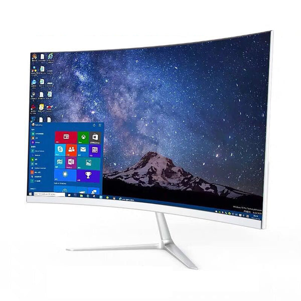 24 inch 27 inch Curved Screen Monitor 75Hz HD Gaming 22/23.8" Inch Computer Flat panel display VGA/HDMI Interface