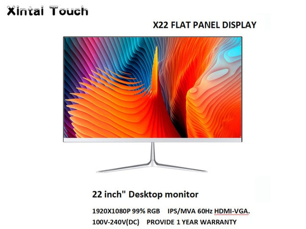 24 inch 27 inch Curved Screen Monitor 75Hz HD Gaming 22/23.8" Inch Computer Flat panel display VGA/HDMI Interface