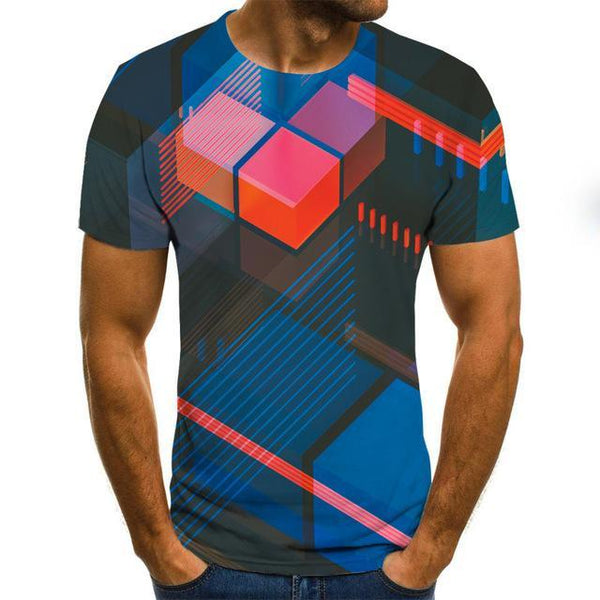 Summer Three-dimensional 3D vortex T-shirt Men Women Fashion 3D T Shirt Short Sleeve Harajuku Hip Hop Cute Tshirt