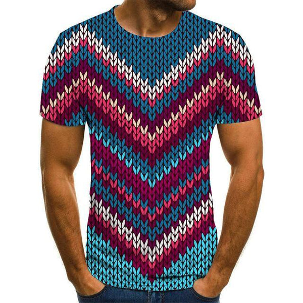 Summer Three-dimensional 3D vortex T-shirt Men Women Fashion 3D T Shirt Short Sleeve Harajuku Hip Hop Cute Tshirt