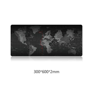 Gaming Mouse Pad Large Mouse Pad Big Mouse Mat Computer Mousepad Carved World Map Mause Pad Desktop Keyboard Mat Cushion XXL XL