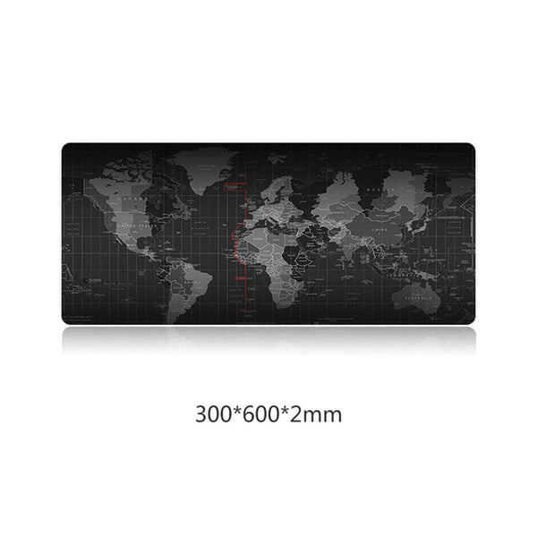 Gaming Mouse Pad Large Mouse Pad Big Mouse Mat Computer Mousepad Carved World Map Mause Pad Desktop Keyboard Mat Cushion XXL XL