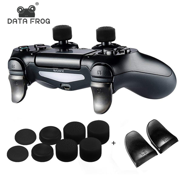 DATA FROG 2pcs/Set L2 R2 Buttons Extension Trigger For PS4 Controller For PS4 Extension Button For PS4 Gamepad Game Accessories