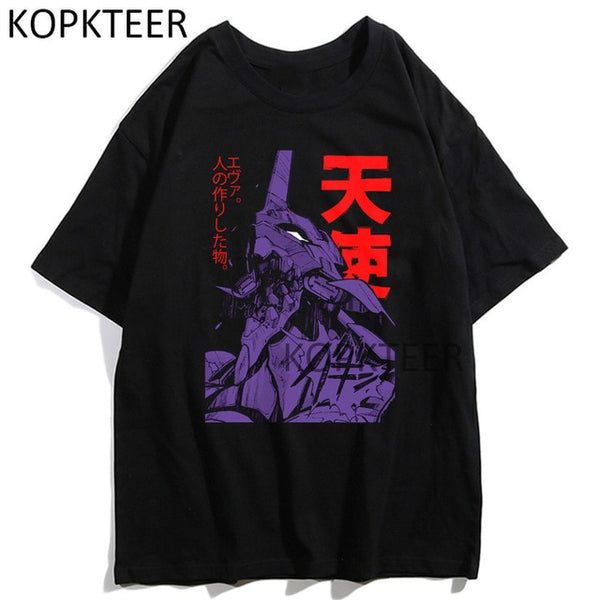 Men T-shirts Ayanami Rei Ikari Shinji Asuka Langley Soryu Anime Graphic Print Summer Tshirts Streetwear Ulzzang Harajuku T-Shirt