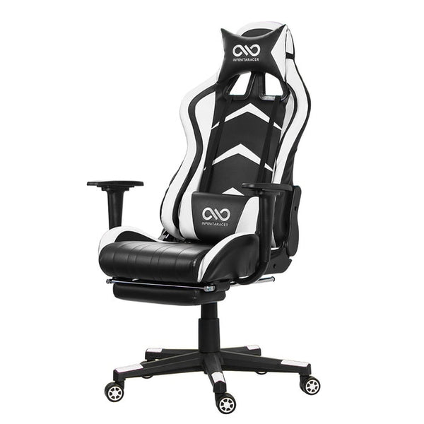 Computer Office Chair Gaming Home Leather Executive Swivel Gamer Chair Lifting Rotatable Armchair Footrest Adjustable Desk Chair