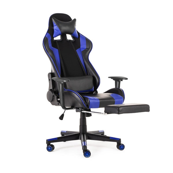 Computer Office Chair Gaming Home Leather Executive Swivel Gamer Chair Lifting Rotatable Armchair Footrest Adjustable Desk Chair