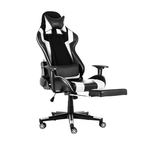 Computer Office Chair Gaming Home Leather Executive Swivel Gamer Chair Lifting Rotatable Armchair Footrest Adjustable Desk Chair