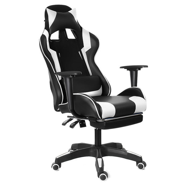 Computer Office Chair Gaming Home Leather Executive Swivel Gamer Chair Lifting Rotatable Armchair Footrest Adjustable Desk Chair