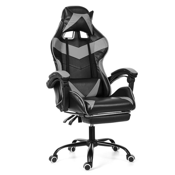 Computer Office Chair Gaming Home Leather Executive Swivel Gamer Chair Lifting Rotatable Armchair Footrest Adjustable Desk Chair