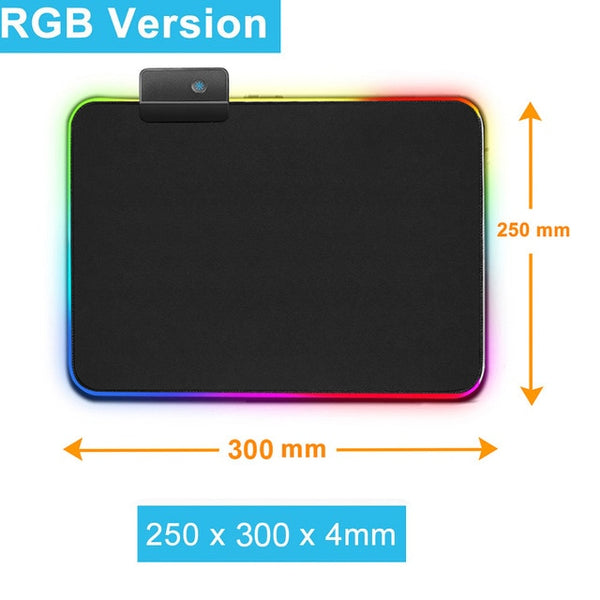 RGB Gaming Mouse Pad Large Mouse Pad Gamer XXL Led Computer Mousepad Big Mouse Mat with Backlight Carpet For keyboard Desk Mat