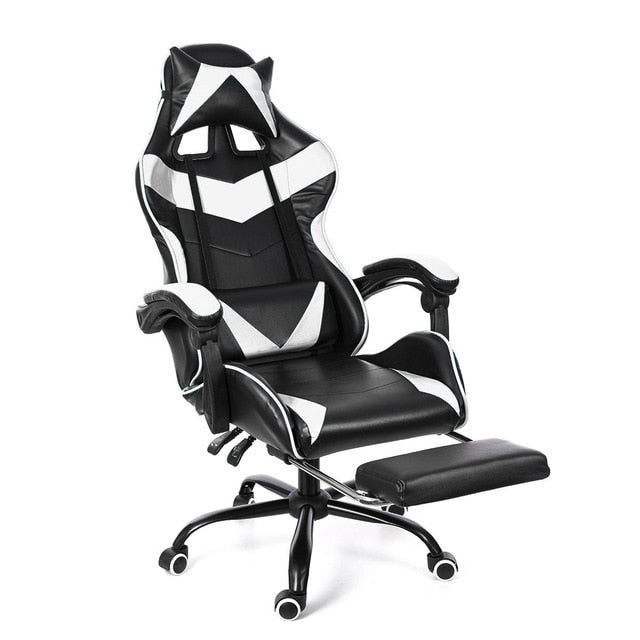 Ergonomic Office Chair Wcg Computer Gaming Chair Internet Cafe Lying Lift Swivel Adjustable Footrest Armchair Racing Gamer Chair