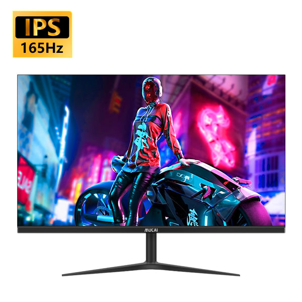 MUCAI 24 Inch PC Monitor 144Hz Ips Lcd Display HD 165Hz Desktop Gaming Gamer Computer Screen Flat Panel HDMI/DP