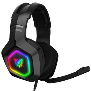 K10 Wired Headset 3.5 Mm RGB Over-Head Gaming Earphones With Mic Sports Stereo Noise Reduction Headphones Gamer For Pc Mobile